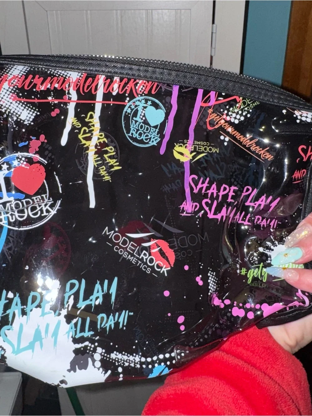 Graffiti makeup bag